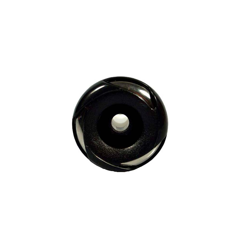 Direkt munstycke 128 mm Stål - Svart plast